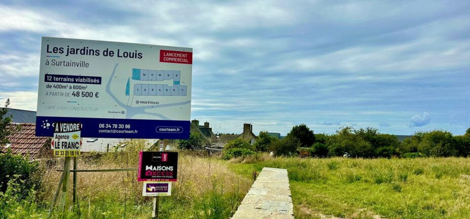 Courteam, spécialiste du courtage en financement et en immobilier à Caen, crée le programme Les Jardins de Louis à Surtainville.