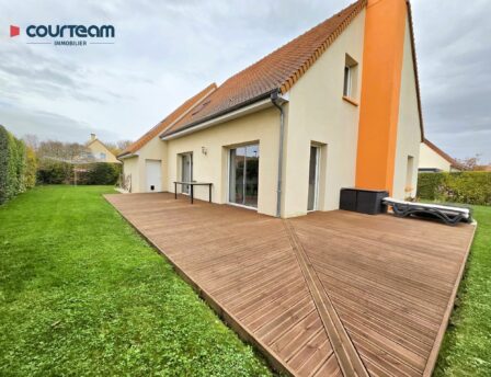Courteam, spécialiste du courtage en crédit immobilier et en immobilier à Caen, propose à la vente cette maison située à Garcelles-Secqueville.